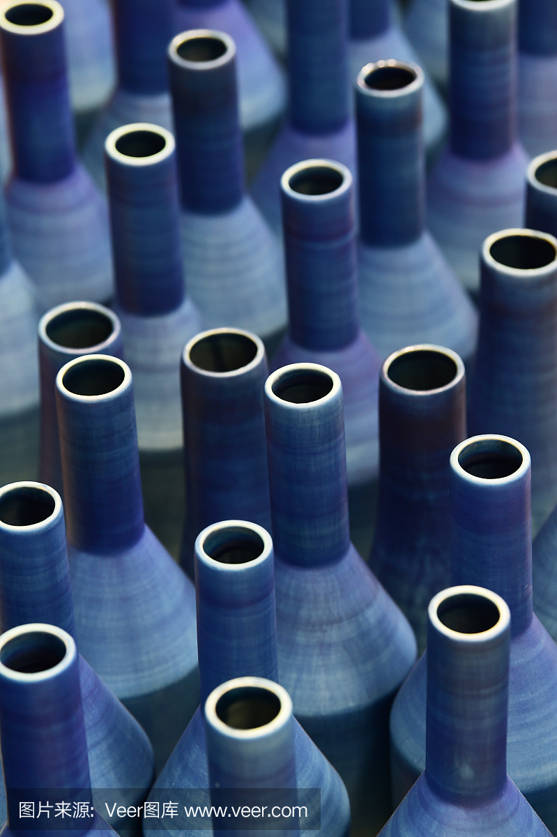 近距離觀察陶瓷壺