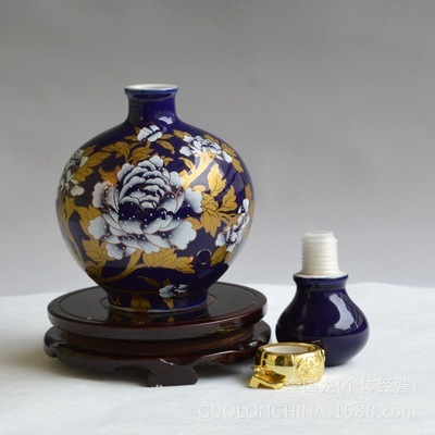【一斤裝 陶瓷酒瓶 藍(lán)色園球瓶】價(jià)格,廠家,圖片,酒類包裝,李國龍(個(gè)體經(jīng)營)-