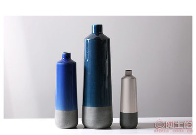 【博西廠家批發(fā)彩色大號(hào)落地花瓶客廳裝飾擺件創(chuàng)意家居花插陶瓷花瓶VO331-H55】義烏市博西工藝品商行 - 產(chǎn)品庫