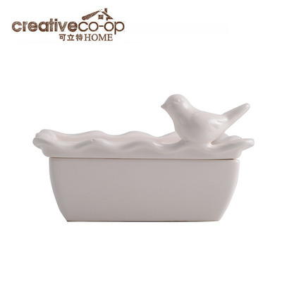 可立特小鳥陶瓷肥皂盒DE1351