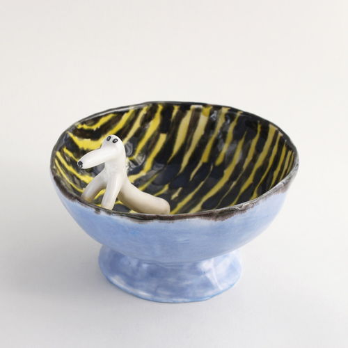 陶瓷做的呆萌小動物