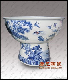 供應(yīng)陶瓷缸 青花陶瓷缸 龍珠缸 訂做批發(fā)陶瓷大缸價格 廠家 圖片