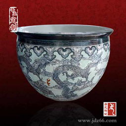景德鎮(zhèn)陶瓷書畫缸,粉彩陶瓷缸,裝米缸