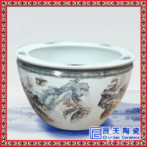 陶瓷大缸 陶瓷魚(yú)缸 陶瓷工藝禮品